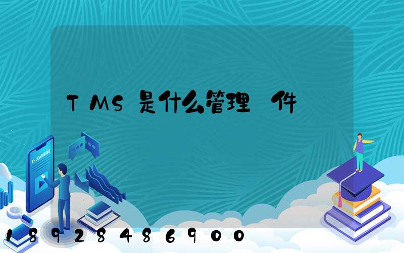 TMS是什么管理軟件