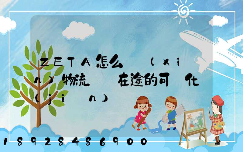 ZETA怎么實現(xiàn)物流運輸在途的可視化監(jiān)測