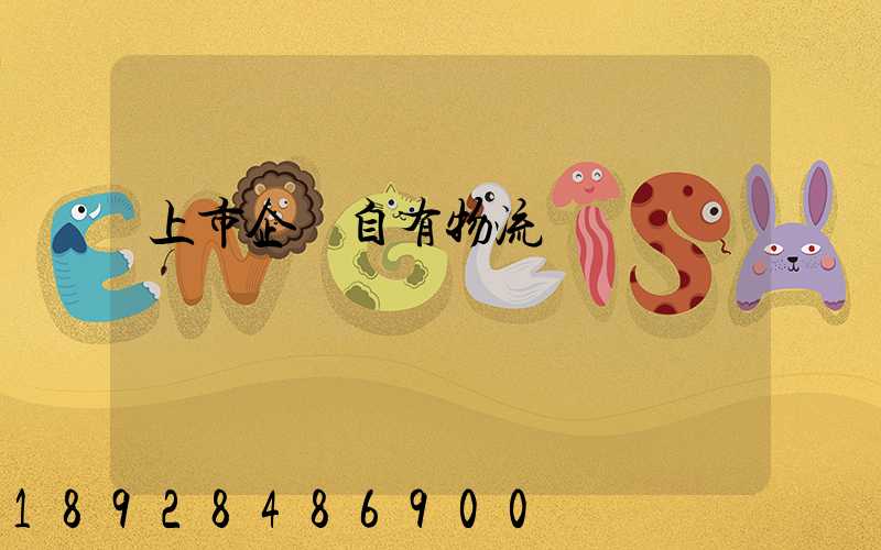 上市企業自有物流運輸