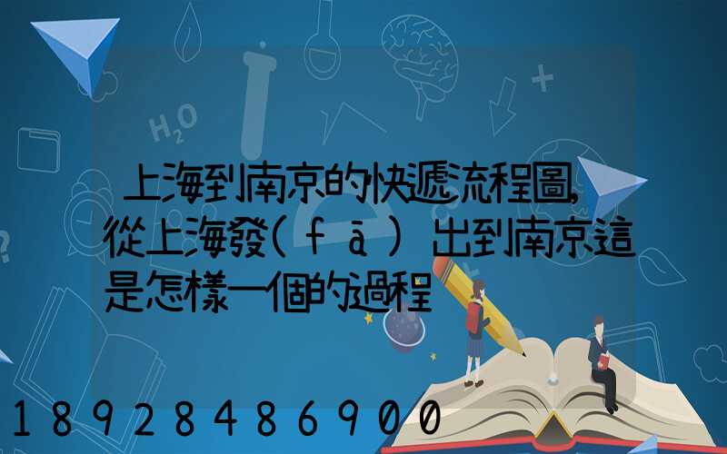上海到南京的快遞流程圖,從上海發(fā)出到南京這是怎樣一個的過程