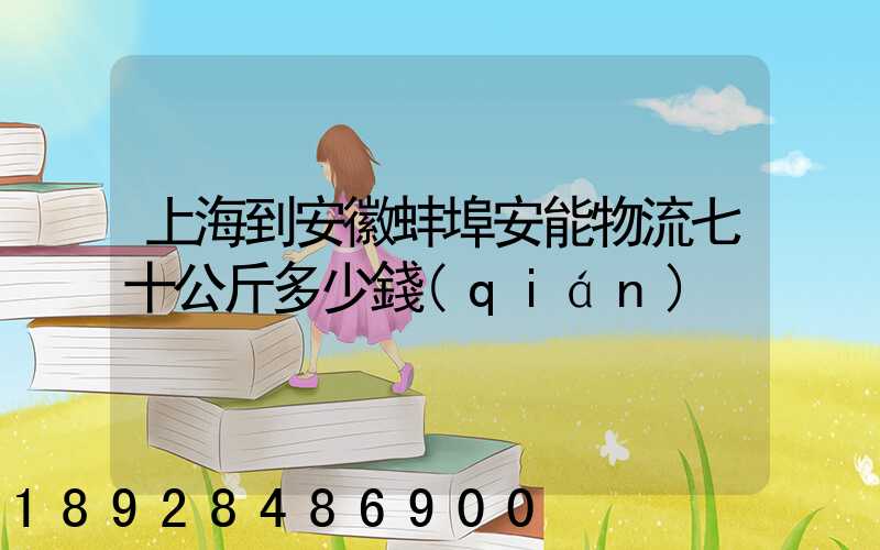 上海到安徽蚌埠安能物流七十公斤多少錢(qián)