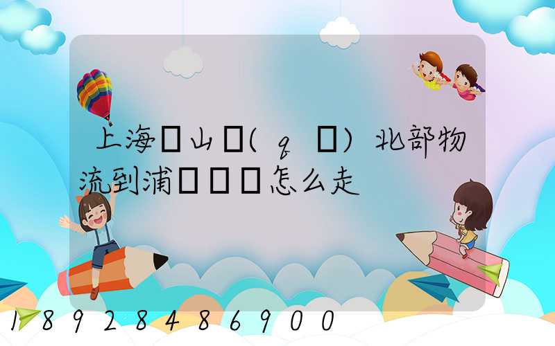 上海寶山區(qū)北部物流到浦東機場怎么走