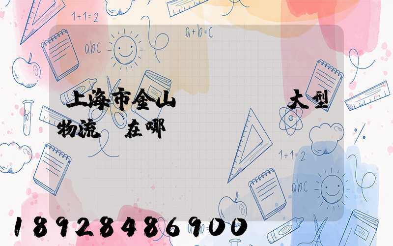 上海市金山區(qū)大型物流園在哪