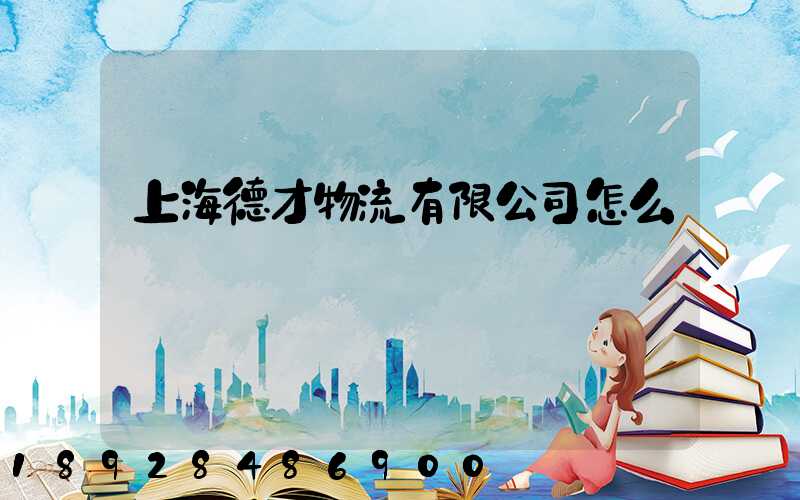 上海德才物流有限公司怎么樣