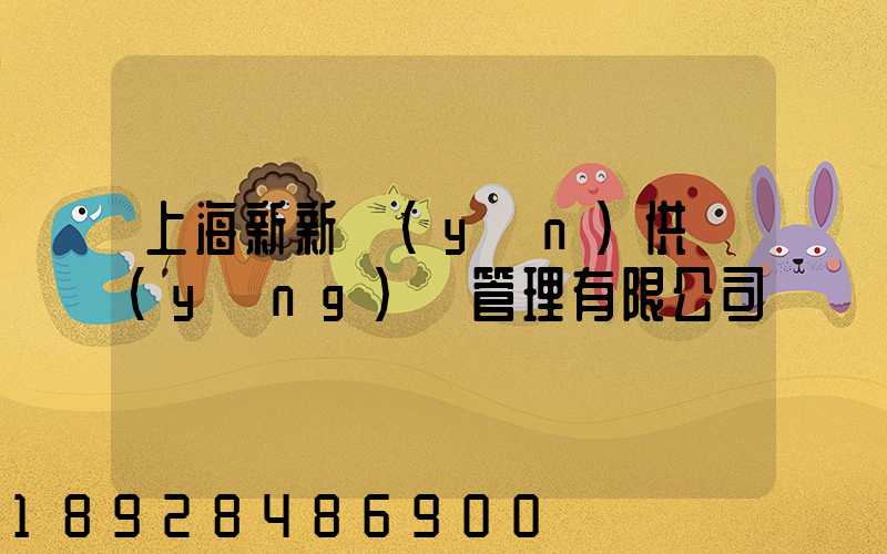 上海新新運(yùn)供應(yīng)鏈管理有限公司