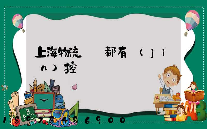 上海物流倉庫都有監(jiān)控嗎