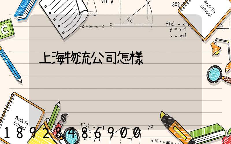 上海物流公司怎樣