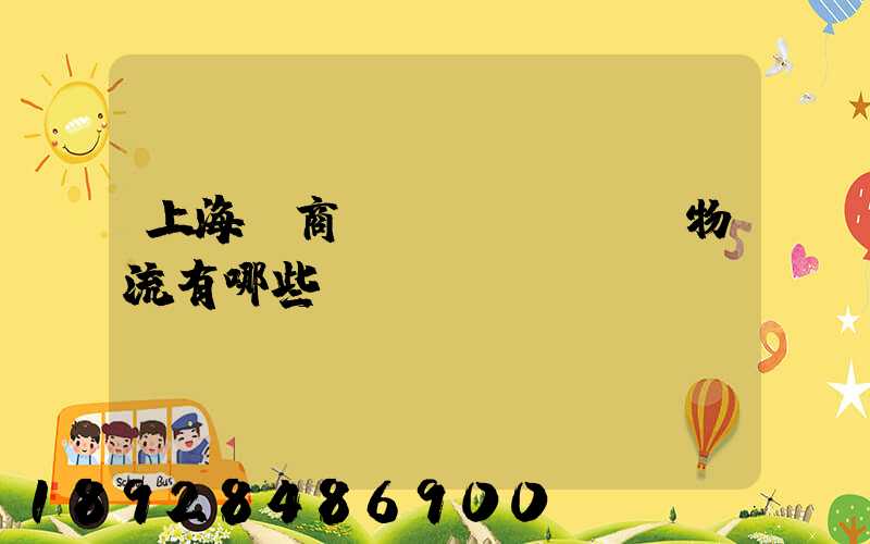 上海電商倉儲(chǔ)物流有哪些