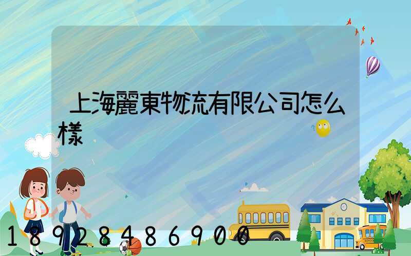 上海麗東物流有限公司怎么樣