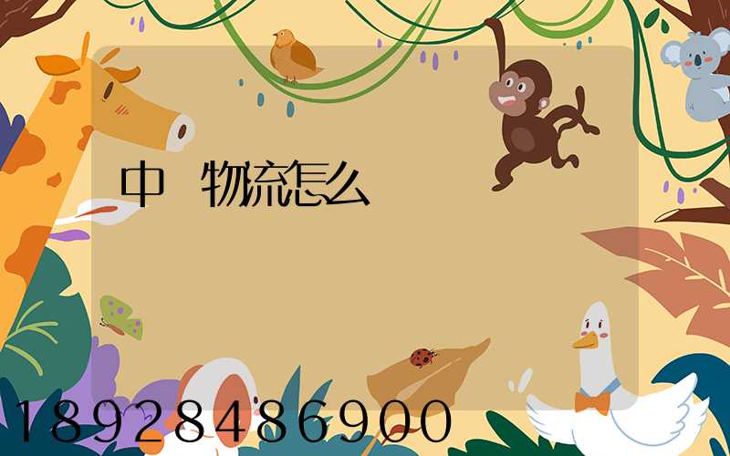 中鐵物流怎么運輸