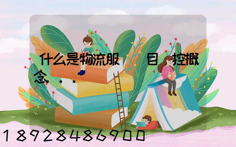 什么是物流服務項目監控概念...