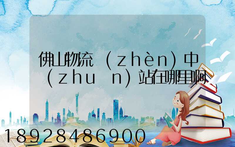 佛山物流鎮(zhèn)中轉(zhuǎn)站在哪里啊