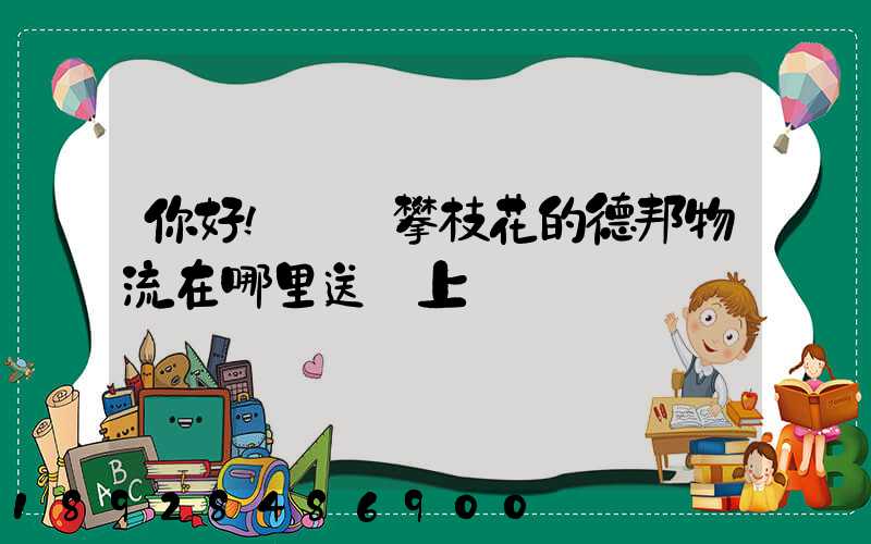 你好!請問攀枝花的德邦物流在哪里送貨上門嗎