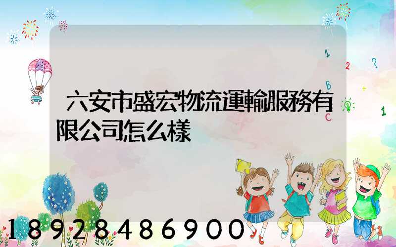 六安市盛宏物流運輸服務有限公司怎么樣