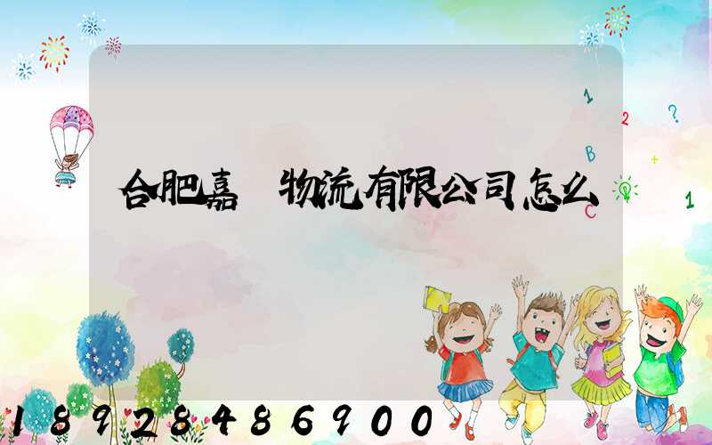 合肥嘉運物流有限公司怎么樣