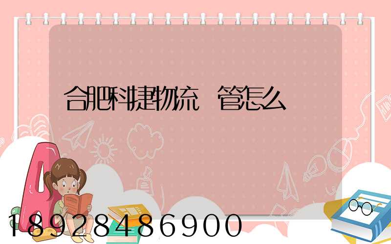 合肥科捷物流倉管怎么樣