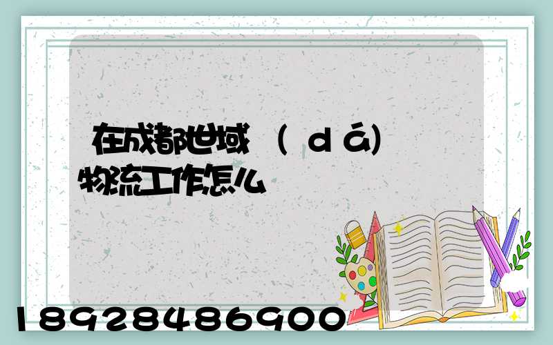 在成都世域達(dá)國際物流工作怎么樣
