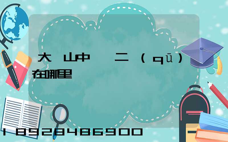 大嶺山中轉場二區(qū)在哪里