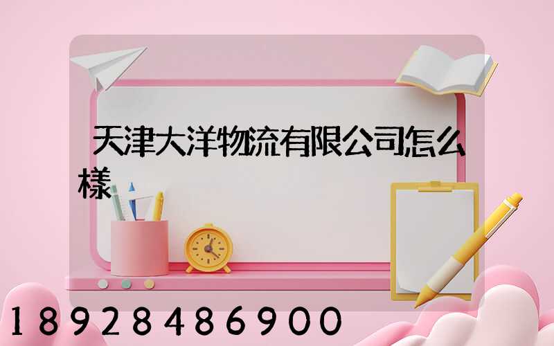 天津大洋物流有限公司怎么樣