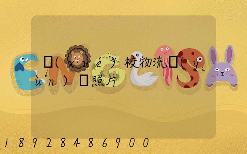 學(xué)校物流運(yùn)輸照片