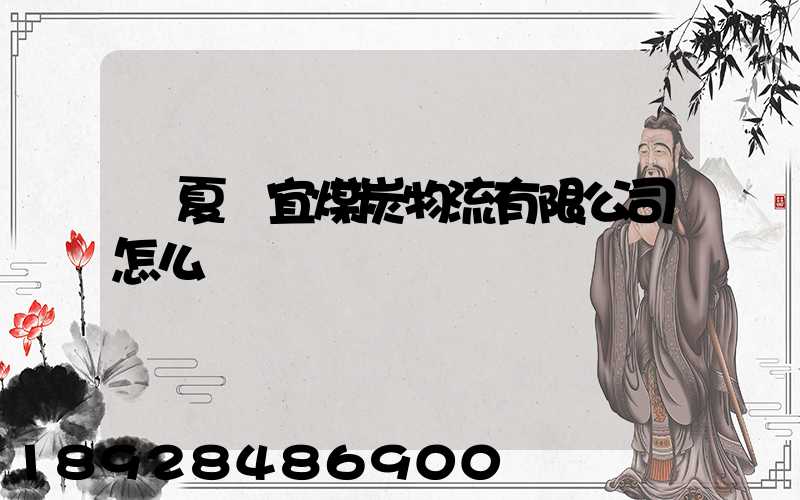 寧夏聯宜煤炭物流有限公司怎么樣