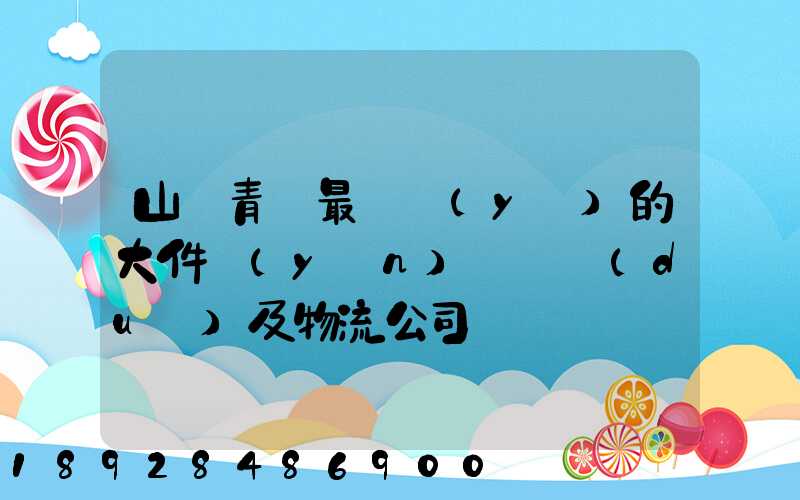 山東青島最專業(yè)的大件運(yùn)輸車隊(duì)及物流公司