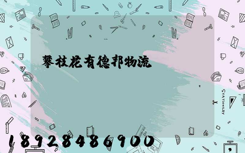 攀枝花有德邦物流嗎