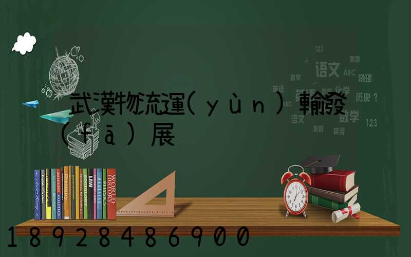 武漢物流運(yùn)輸發(fā)展