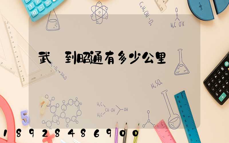 武義到昭通有多少公里