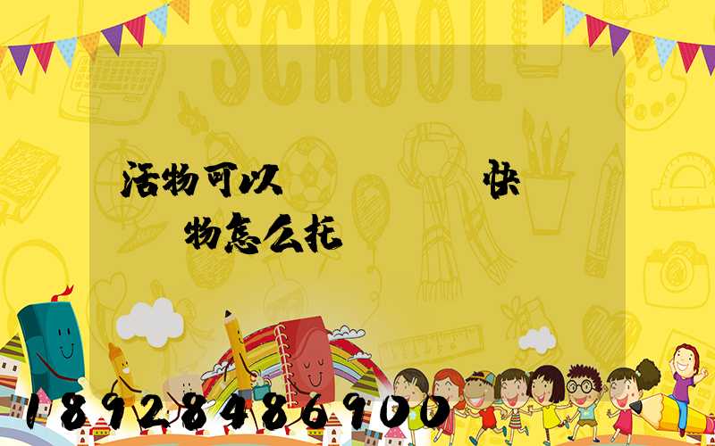 活物可以發(fā)快遞嗎,寵物怎么托運(yùn)