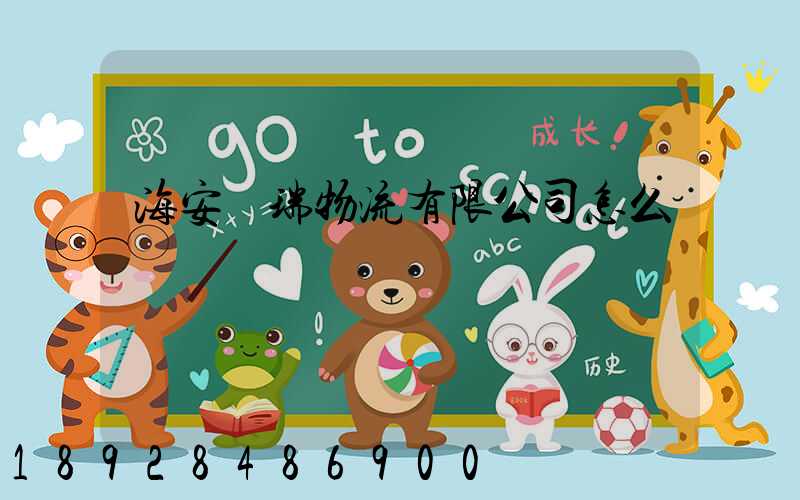 海安遠瑞物流有限公司怎么樣