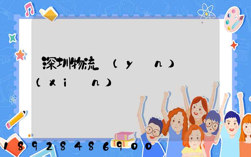 深圳物流運(yùn)輸現(xiàn)狀