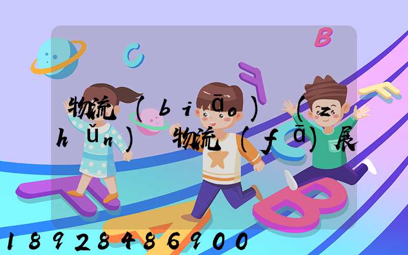 物流標(biāo)準(zhǔn)與物流發(fā)展