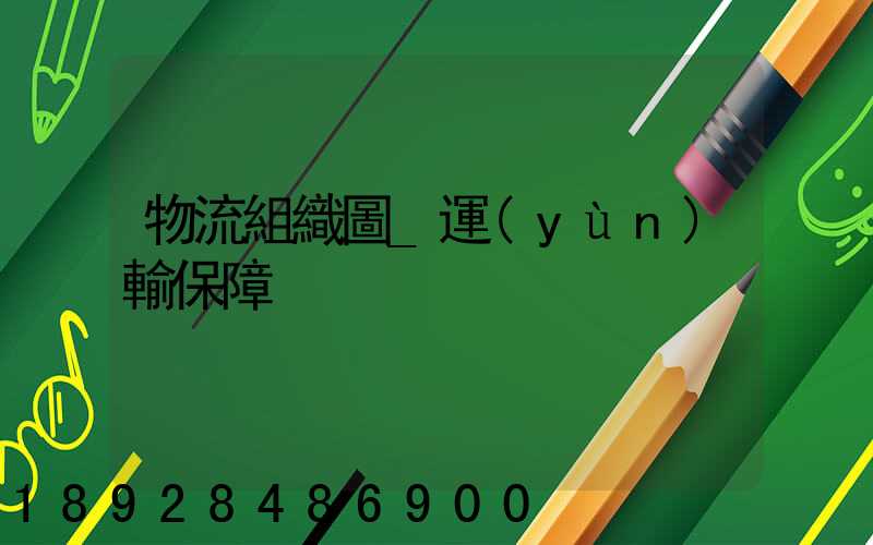 物流組織圖_運(yùn)輸保障
