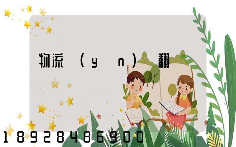 物流運(yùn)輸翻譯