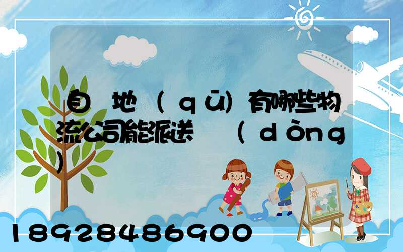 自貢地區(qū)有哪些物流公司能派送電動(dòng)車