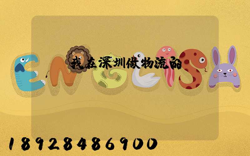 說說我在深圳做物流的經(jīng)歷