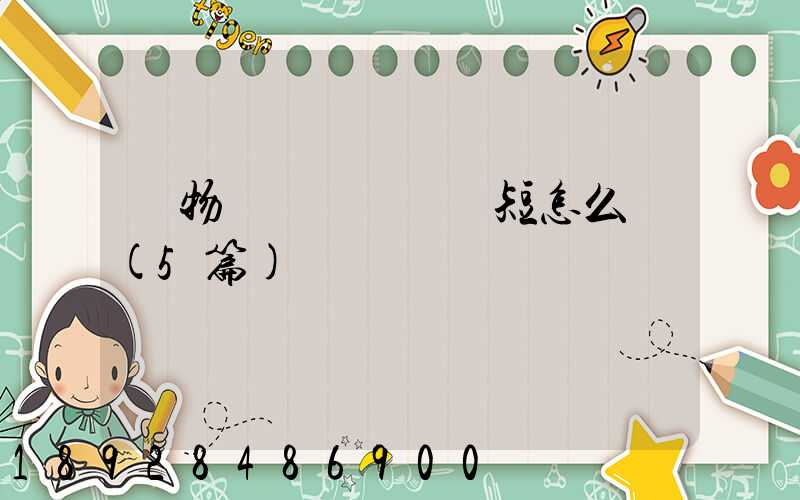 貨物運輸協議書簡短怎么寫(5篇)