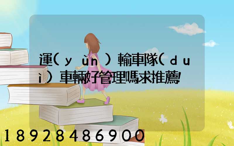 運(yùn)輸車隊(duì)車輛好管理嗎求推薦!