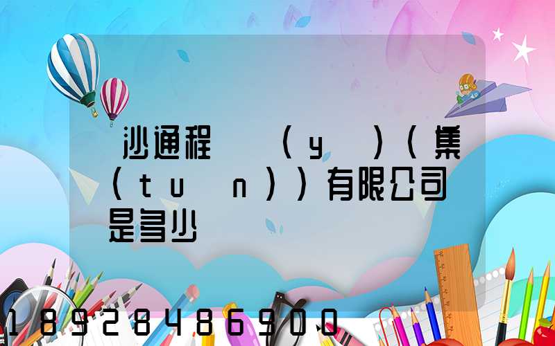 長沙通程實業(yè)(集團(tuán))有限公司電話是多少