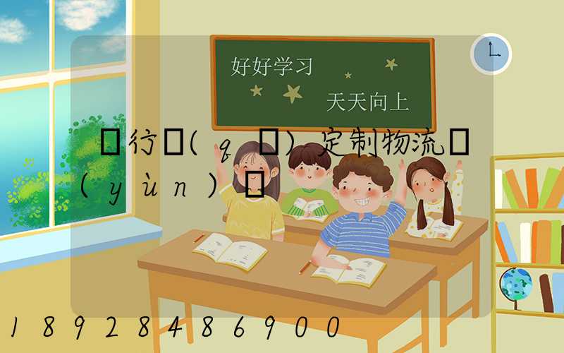 閔行區(qū)定制物流運(yùn)輸