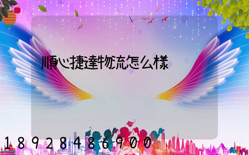 順心捷達物流怎么樣