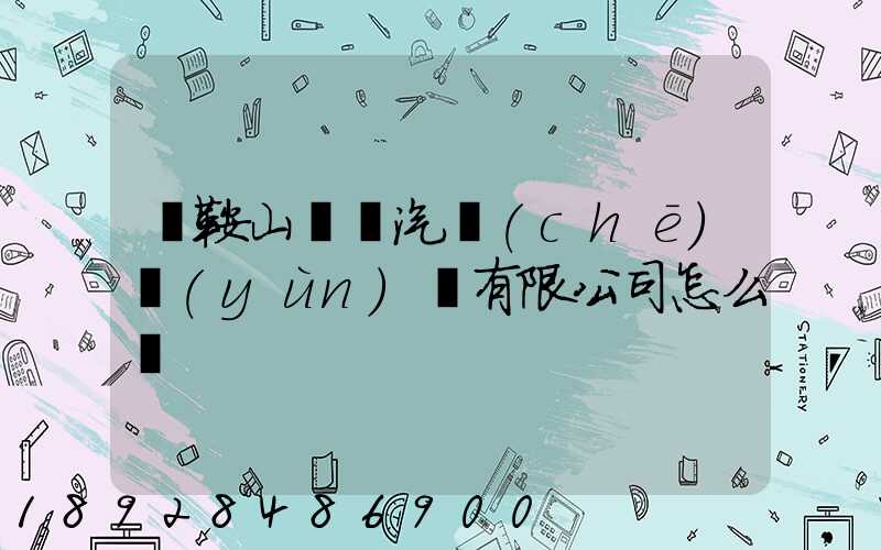 馬鞍山榮順汽車(chē)運(yùn)輸有限公司怎么樣